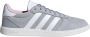 Adidas Breaknet suede dames sneakers grijs wit Echt leer Uitneembare zool - Thumbnail 4