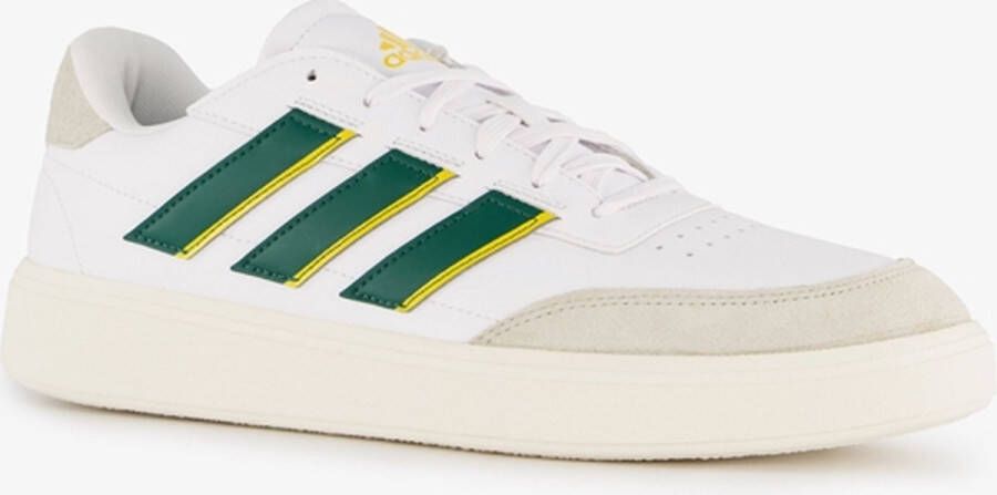 Adidas Courtblock heren sneakers wit groen 1 3 Uitneembare zool