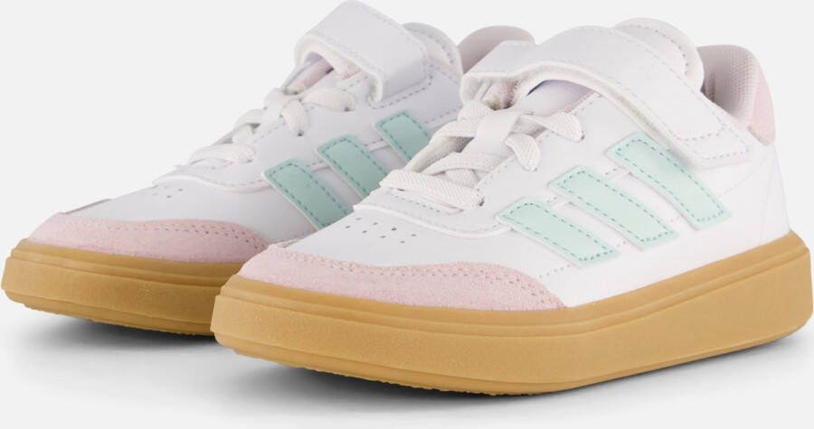 adidas Courtblock Sneakers wit Imitatieleer Dames