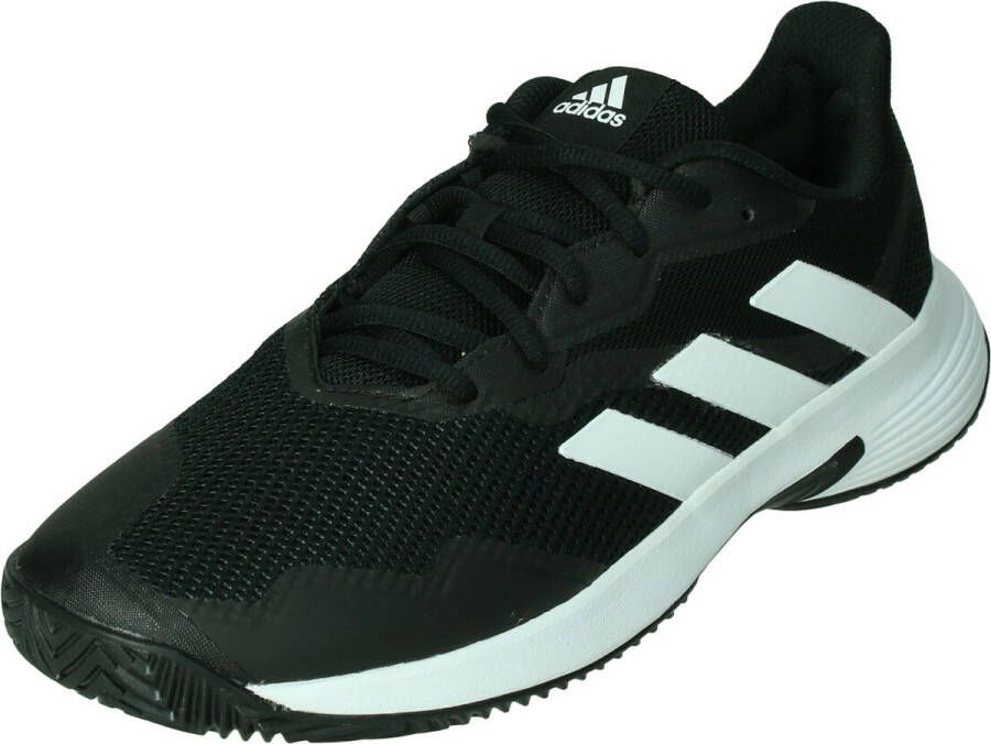 Adidas CourtJam Control Clay Heren Sportschoenen Tennis Black White