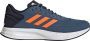 Adidas Performance Duramo 10 hardloopschoenen blauw oranje - Thumbnail 2