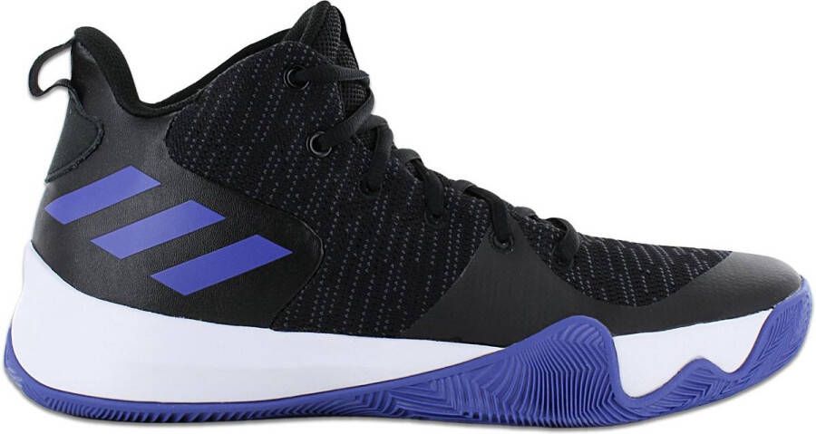 adidas Explosive Flash Heren Basketbalschoenen Sneakers schoenen Zwart B43615