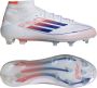 Adidas F50 Elite Mid Gras Voetbalschoenen (FG) Wit Blauw Rood - Thumbnail 1