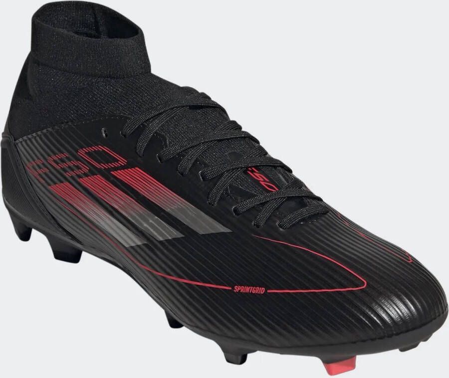 adidas f50 league fg mg mid Voetbal schoen fg heren Zwart