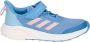 Adidas FortaRun EL K Blauw-Roze Sportschoen - Thumbnail 5