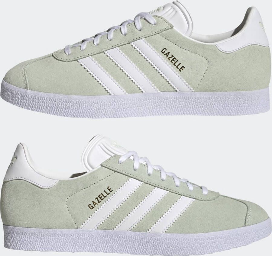 adidas Gazelle 2 3 Unisex Lime Linnen Green White