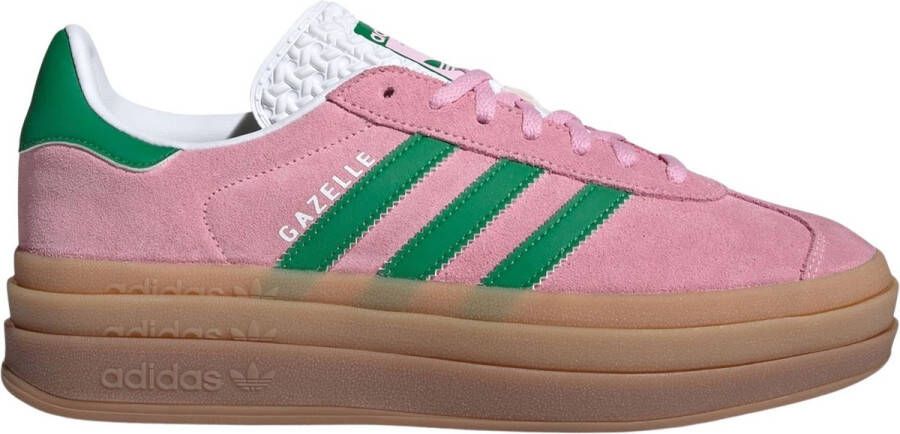 Adidas Originals Gazelle Bold W Sneaker Trendy Sneakers true pink green ftwr white maat: 36 2 3 beschikbare maaten:36 2 3 37 1 3 38 2 3