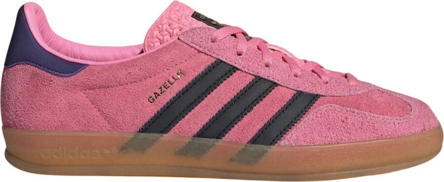 Adidas Originals Gazelle Indoor W Sneaker Gazelle Dames bliss pink core black collegiate purple maat: 36 2 3 beschikbare maaten:36 2 3 38 40 2 3