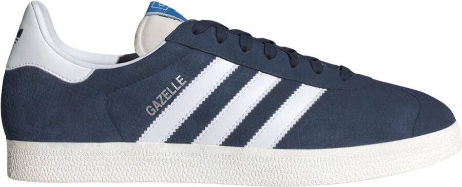 Adidas Gazelle Sneakers met Geperforeerd Bovenwerk Blue Heren