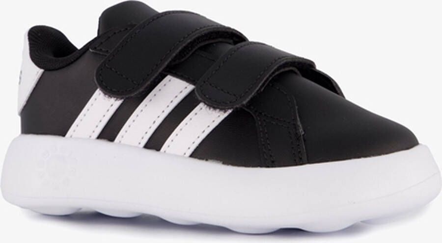 adidas Grand Court 2.0 kinder sneakers zwart Uitneembare zool