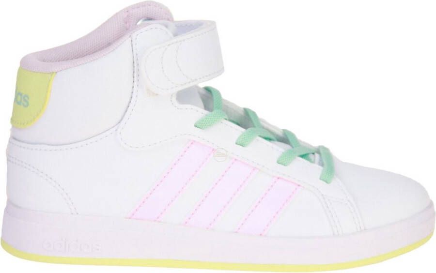 Adidas Grand Court Mid Schoenen Wit Jongen