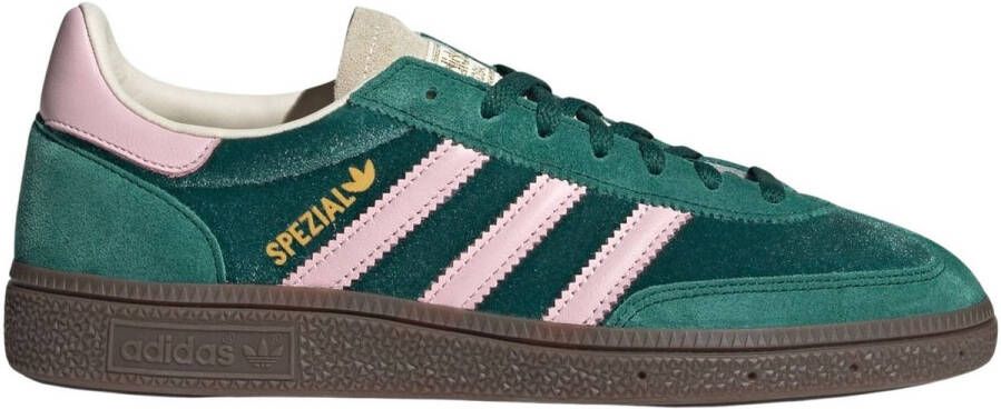 Adidas Originals Handball Spezial Dames Collegiate Green Clear Pink Cream White- Dames Collegiate Green Clear Pink Cream White