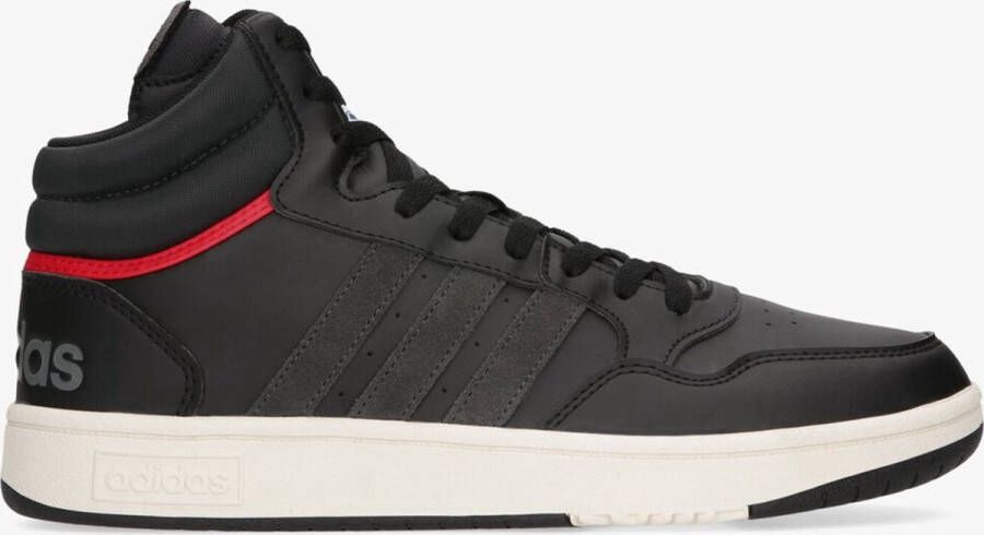 Adidas Zwarte Hoops 3.0 Mid Sneakers Black Heren