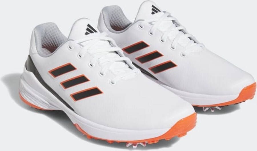 Adidas Heren ZG23 Golfschoen Spikes Cloud White Black Solar Red Maat : 45 1 3