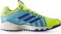 Adidas Hockey Lux Yellow-Light Blue -uk-36 - Thumbnail 1