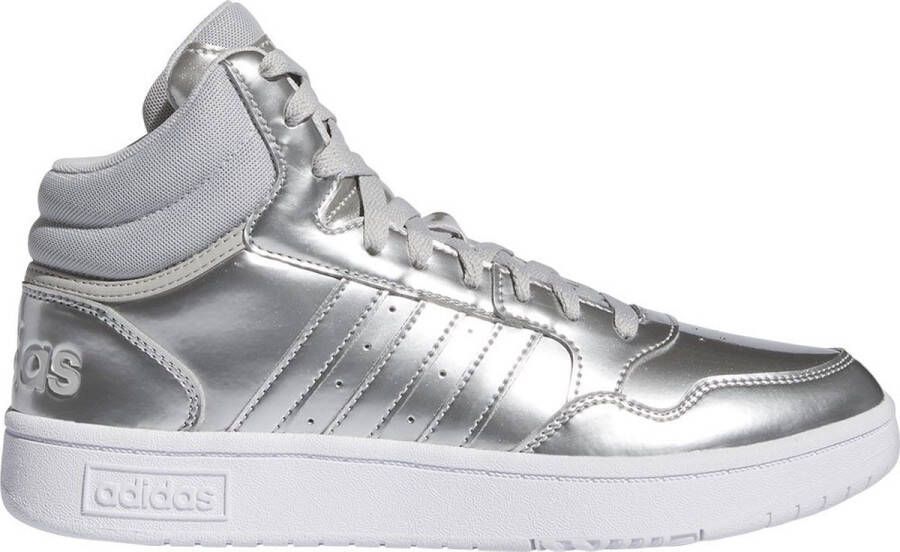 Adidas Hoops 3.0 Mid Basketbal Schoenen Zilver 1 3