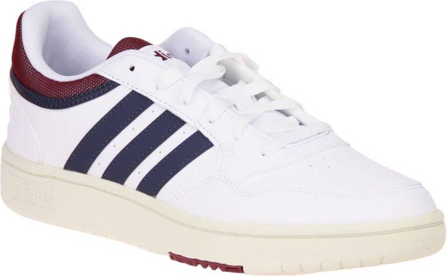 adidas Hoops 3.0 Wit-Bordo Sneaker