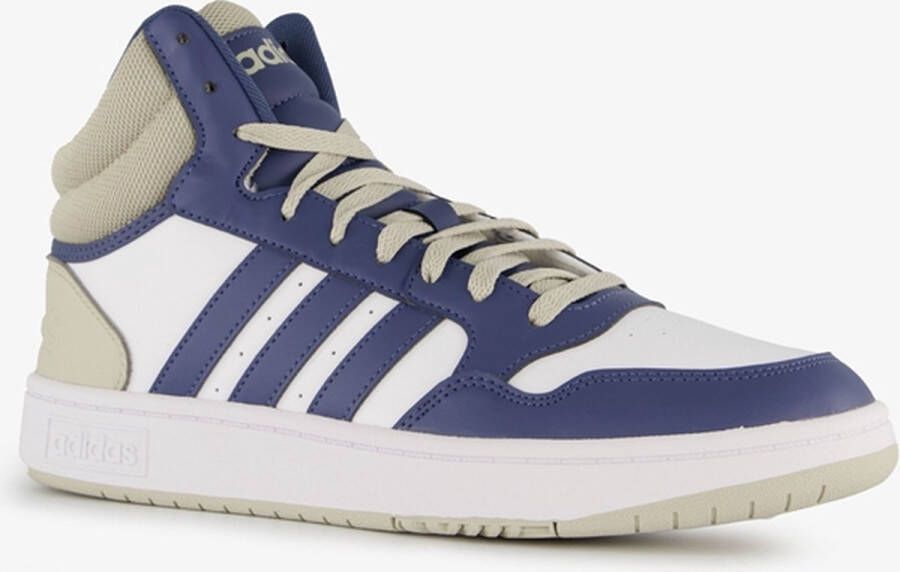 adidas Hoops Mid 3.0 heren sneakers wit blauw