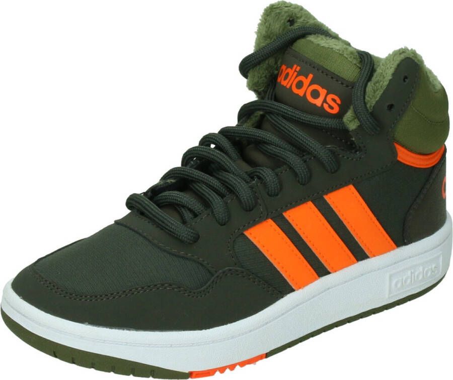 adidas hoops mid 3.0 k in de kleur groen