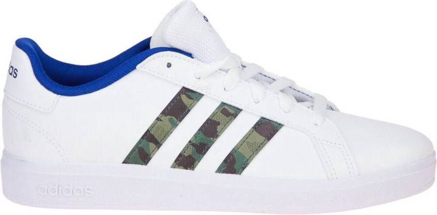 adidas Jongens Grand Court 2.0 K Wit Camo WIT