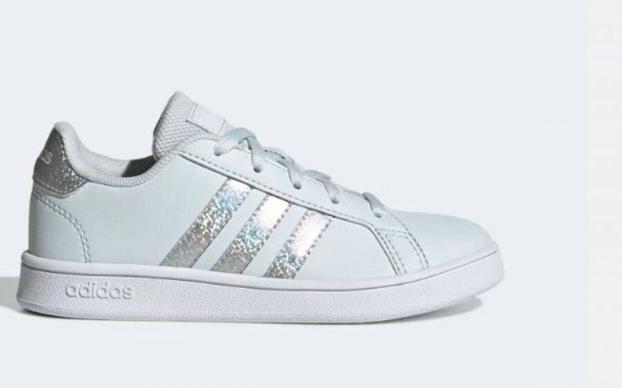 adidas Meisjes Grand Court Lichtblauw BLAUW