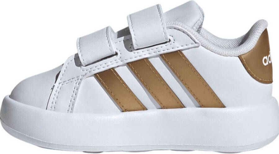 adidas Meisjes Sneaker Grand Court 2.0 CF Wit Goud WIT