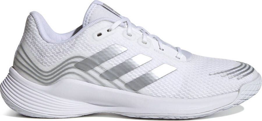 Adidas Novaflight Sportschoenen Volleybal Indoor wit zilver