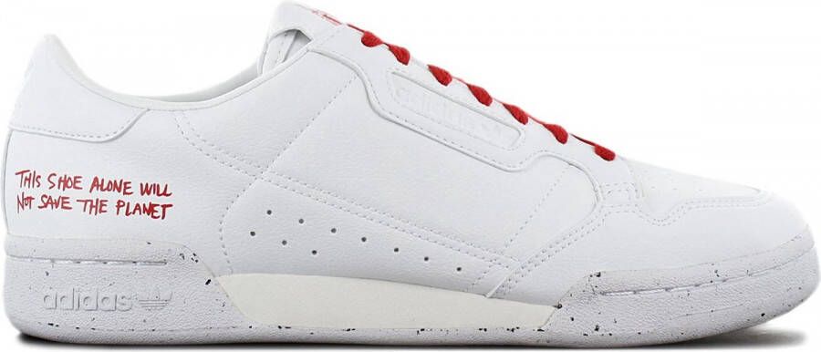 Adidas originals continental 80 2025 in white and red