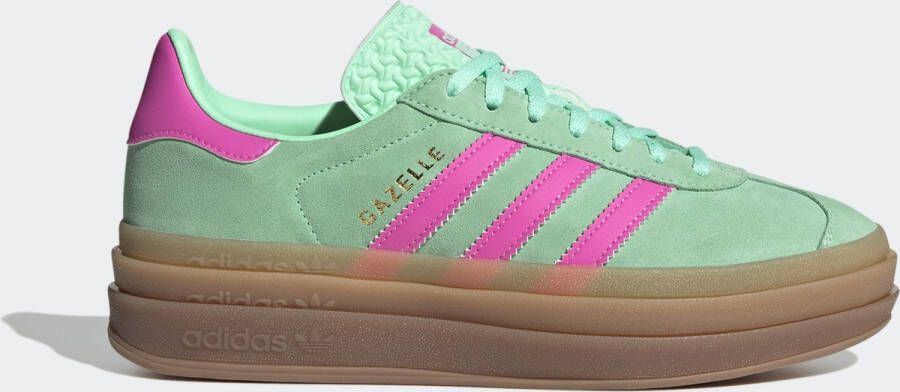 Adidas Originals Gazelle Bold W Sneaker Fashion sneakers Schoenen pulse mint screaming pink gum m2 maat: 39 1 3 beschikbare maaten:39 1 3