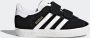 Adidas Originals Gazelle Shoes Core Black Cloud White Cloud White Kind Core Black Cloud White Cloud White - Thumbnail 3