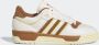 Adidas Lage Leren Sneaker met Iconische Strepen White Heren - Thumbnail 1