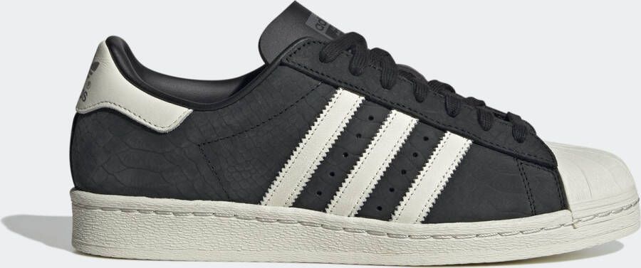 Adidas Core Black Lage Sneaker met Leren Bovenwerk Black Heren