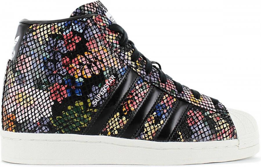 Adidas originals superstar shop floral-print leather sneakers