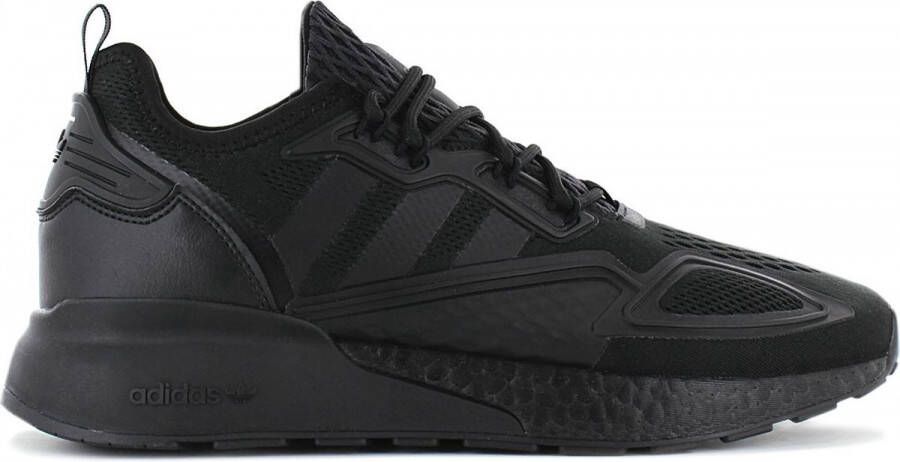 Adidas ZX 2K Boost Heren Schoenen Black Textil Leer Synthetisch 2 3 Foot Locker