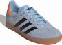 Adidas Originals Gazelle Junior Clear Sky Core Black Solar Orange Clear Sky Core Black Solar Orange - Thumbnail 1