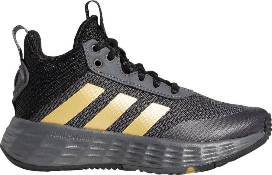 Adidas Own The Game 2.0 Basketbalschoenen Kid Grey Five Matte Gold Core Black Kinderen