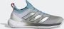 Adidas Performance adizero Ubersoni Clay Court Tennis Schoenen Dames Grijs - Thumbnail 1