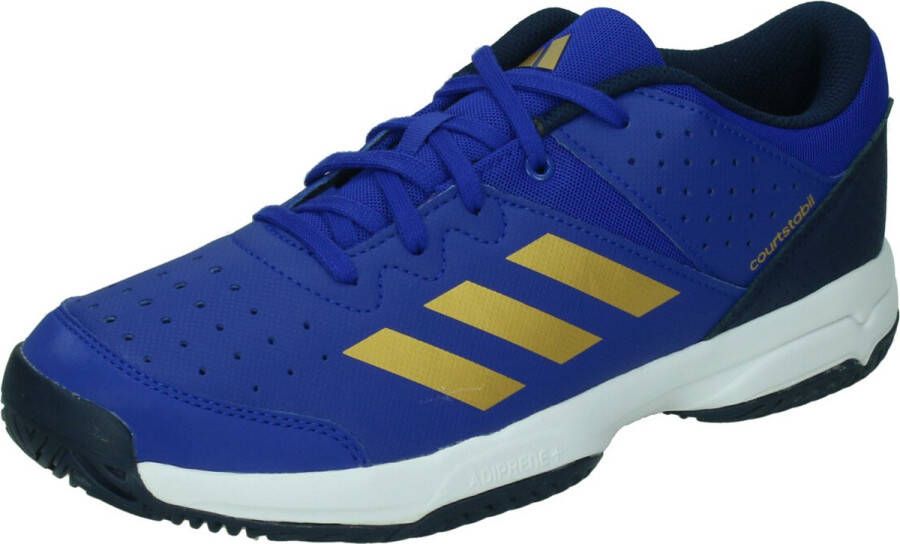 adidas Performance Court Stabil Schoenen Kinderen Blauw