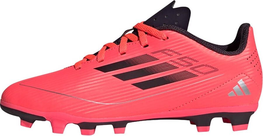 Adidas F50 Club FG Junior Turbo Aurora Black Platinum Metallic Turbo Aurora Black Platinum Metallic