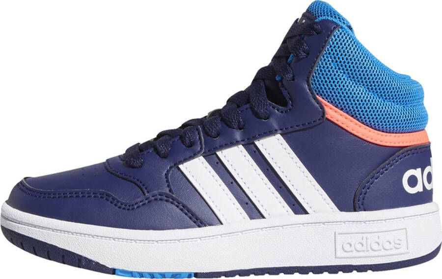 Adidas Perfor ce Hoops Mid Schoenen Kinderen Blauw