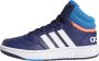 Adidas Perfor ce Hoops Mid Schoenen Kinderen Blauw - Thumbnail 5