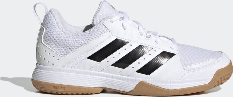 Adidas Ligra 7 kinderen Sportschoenen Volleybal Smashcourt wit zwart