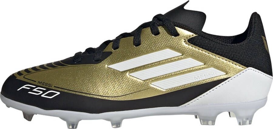 adidas Performance Messi F50 League Firm Multi-Ground Voetbalschoenen Kids Kinderen Goud