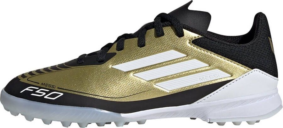 Adidas Perfor ce Messi F50 League Turf Voetbalschoenen Kids Kinderen Goud