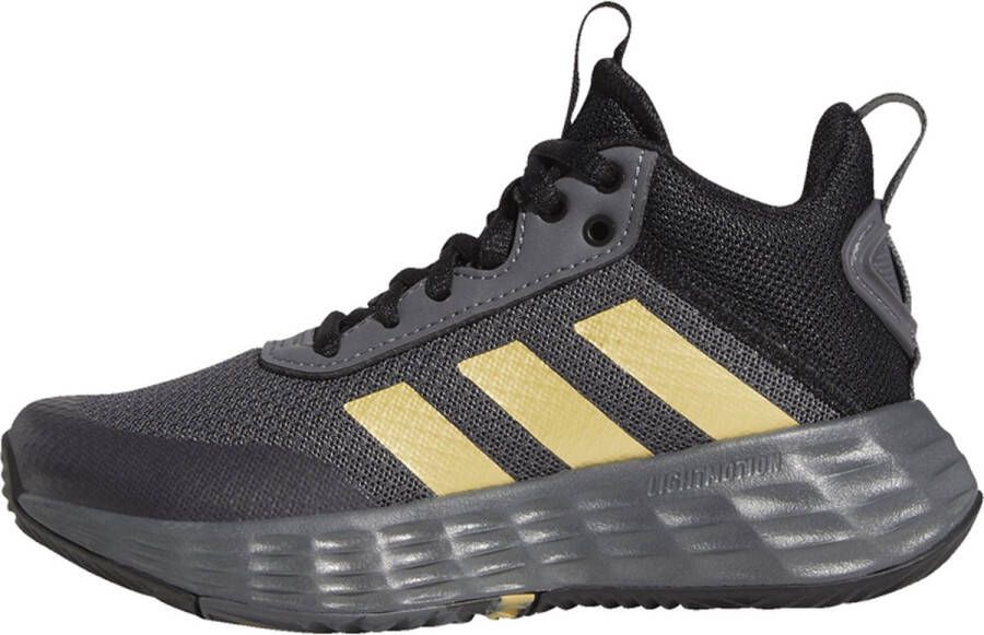 Adidas Own The Game 2.0 Basketbalschoenen Kid Grey Five Matte Gold Core Black Kinderen