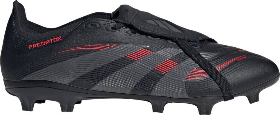 Adidas Perfor ce Predator League Fold-Over Tongue Firm Multi-Ground Voetbalschoenen Unisex Zwart