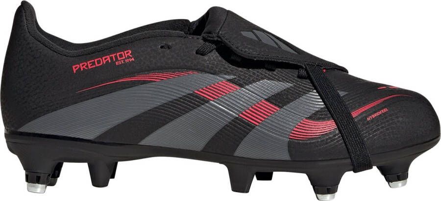 Adidas Perfor ce Predator League Fold-Over Tongue Soft Ground Voetbalschoenen Kids Kinderen Zwart