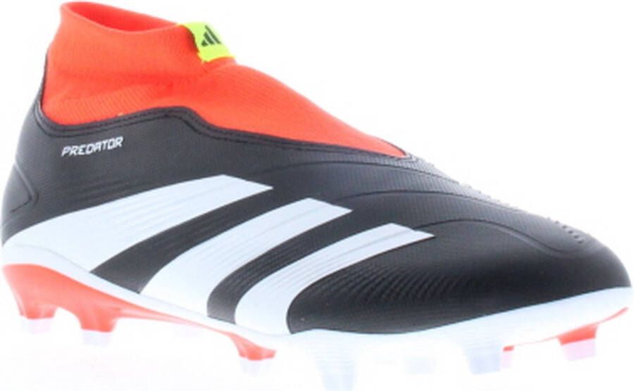 Adidas Predator League Laceless FG Core Black Cloud White Solar Red- Heren Core Black Cloud White Solar Red