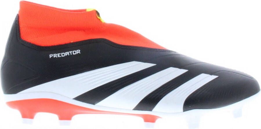 Adidas Predator League Laceless FG Core Black Cloud White Solar Red- Heren Core Black Cloud White Solar Red