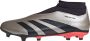 Adidas Predator League Laceless FG Platinum Metallic Aurora Black Turbo Platinum Metallic Aurora Black Turbo - Thumbnail 1